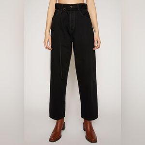 Acne Studios 1991 Toj Black Overdye Jeans, size 29. Currently in Stores